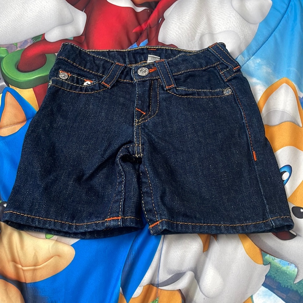 Toddler boy True Religion jean shorts